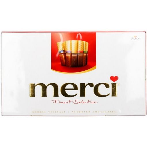 تصویر  شکلات مرسی 400 گرمی 8 طعم - merci