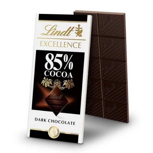 تصویر  شکلات تلخ ۸۵ درصد کاکائو اکسلنس لینت – Lindt Excellence 85% COCOA