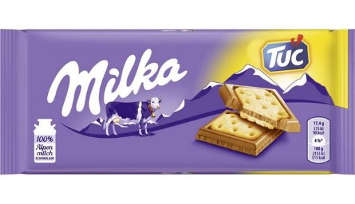 تصویر  شکلات میلکا بیسکوئیت توک - Milka TUC
