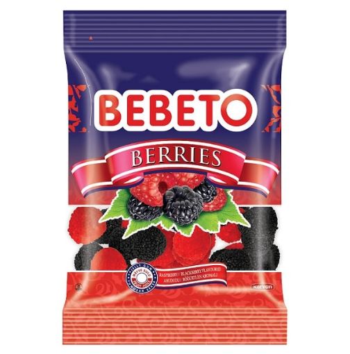 تصویر  پاستیل ببتو با طعم تمشک 70 گرم - Bebeto Berries