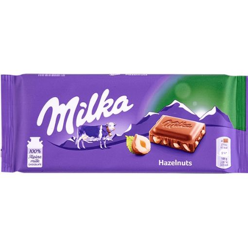 تصویر  شکلات میلکا فندقی - Milka Hazelnuts