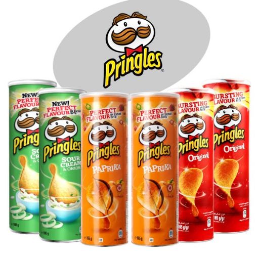 تصویر  پکیج فوق العاده چیپس پرینگلز Pringles با 3 طعم مختلف