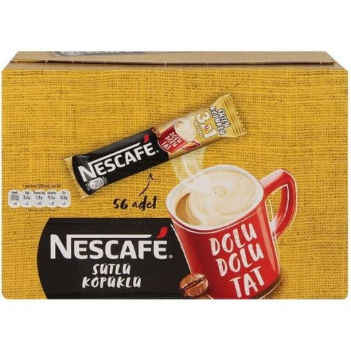 تصویر  قهوه فوری شیری 3 در 1 نسکافه بسته 54 عددی Nescafe | قهوه فوری نستله