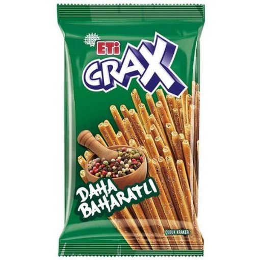 تصویر  چوب شور اتی کراکس ادویه 80 گرم - Eti CRAX BAHARATLI