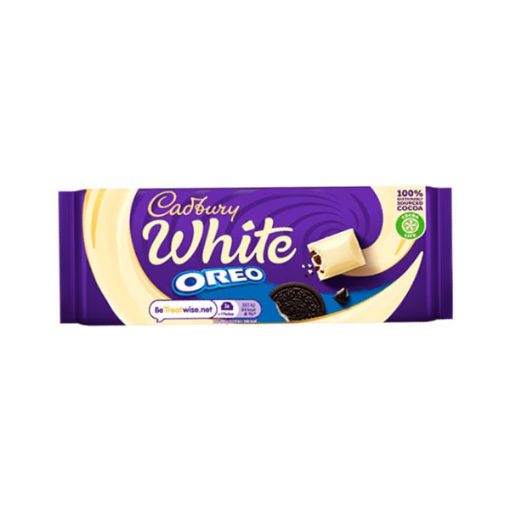 تصویر  شکلات کدبری وایت اورئو - Cadbury White OREO