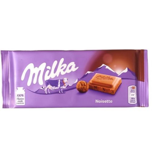 تصویر  شکلات میلکا با طعم فندق - Milka Noisette