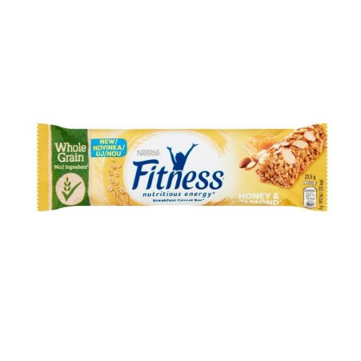 تصویر  شکلات رژیمی فیتنس بادام و عسل بسته 16 تایی - Fitness HONEY & ALMOND