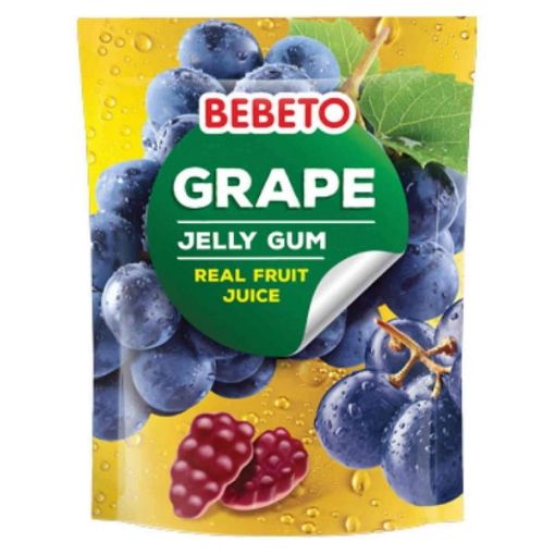 تصویر  پاستیل ببتو انگور با طعم آبمیوه طبیعی 60 گرم Bebeto