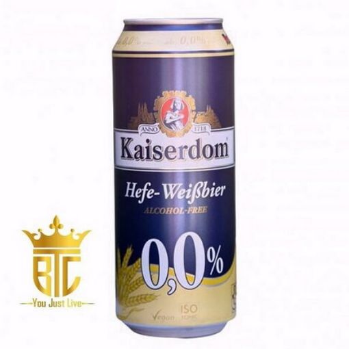 تصویر  آبجو آلمانی گیاهی کایزردوم 500 میلی لیتر مالت گندم - Kaiserdom Hefe-Weibier