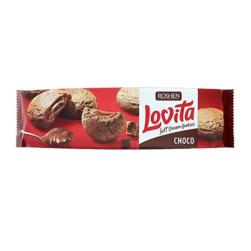 تصویر  کوکی روشن لاویتا خامه شکلاتی 127 گرم - ROSHEN Lovita Choco