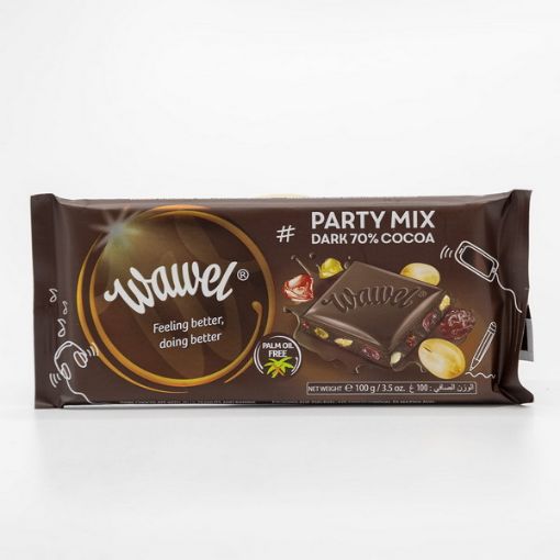تصویر  شکلات تلخ 70 درصد واول - پارتی میکس 