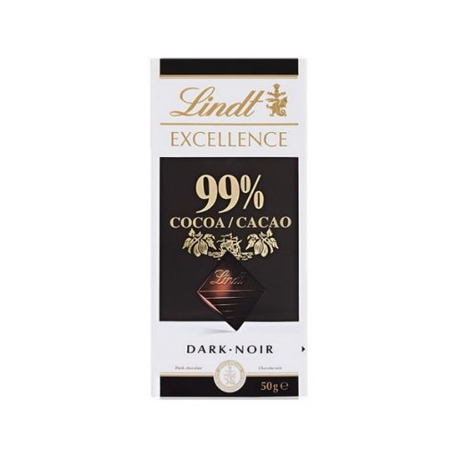 تصویر  شکلات تلخ 99 درصد کاکائو اکسلنس لینت – Lindt Excellence 99% COCOA 