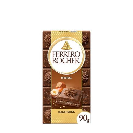 تصویر  شکلات تخته ای اورجینال فندقی فررو روشر - FERRERO ROCHER