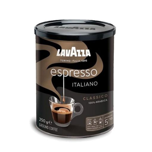 تصویر  قهوه لاواتزا (لاوازا) اسپرسو قوطی 250 گرمی - LAVAZZA ESPRESSO
