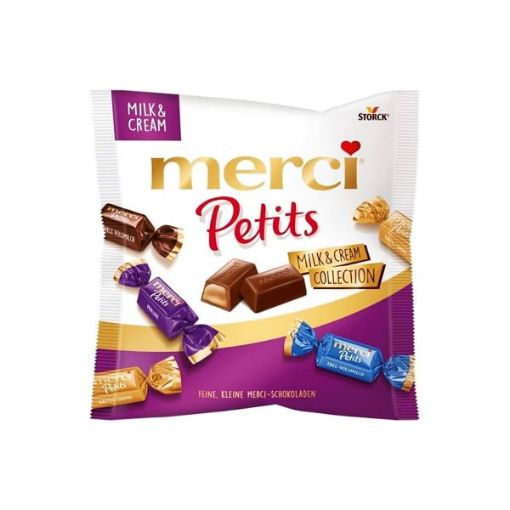 تصویر  شکلات مرسی کادویی میکس شیری و کرمی  - merci Petits MILK & CREAM 
