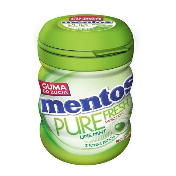 آدامس بشکه ای منتوس ليمو نعناع 60 گرم Mentos مدل Lime Mint