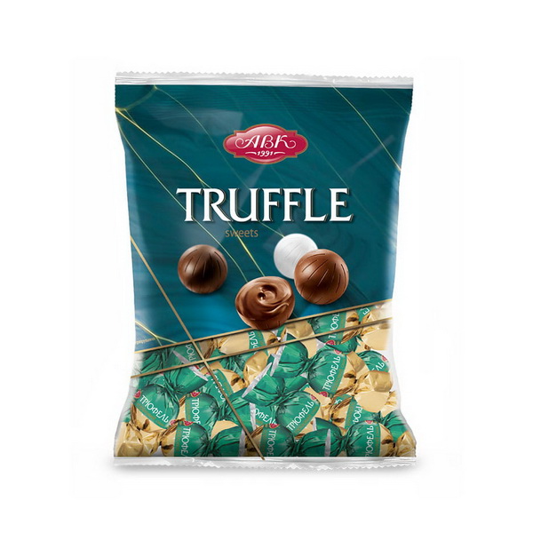 شکلات فله ای ترافل گرد با طعم فندق ABK یک کیلویی