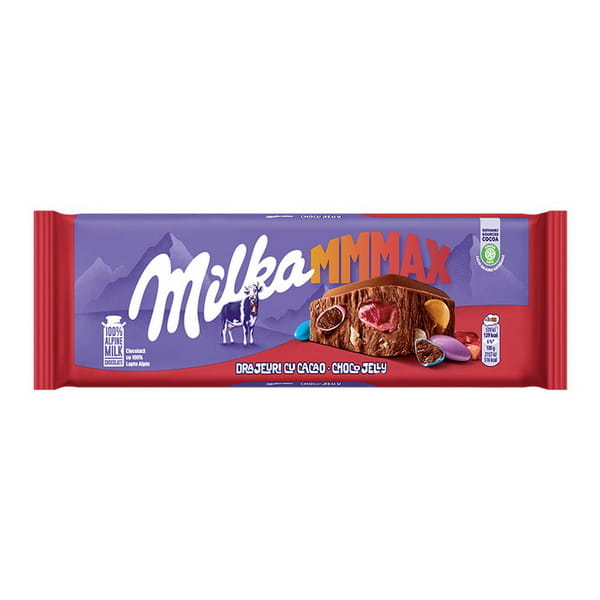 شکلات میلکا با مغز اسمارتیز 250 گرم