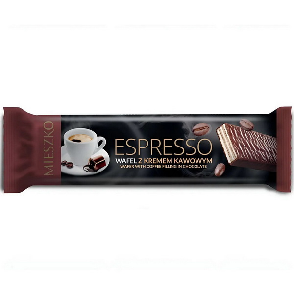 ویفر شکلاتی میشکو Mieszko Espresso Wafel با طعم اسپرسو 34 گرم