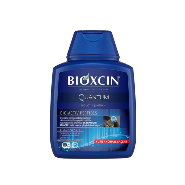 شامپوضدریزش بیوکسین کوانتوم مناسب موهای خشک و نرمال 300 میل - BIOXCIN