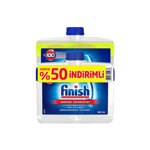 مایع جرم گیر دو تایی ماشین ظرفشویی فینیش حجم 250 میلی لیتر (2X250)
