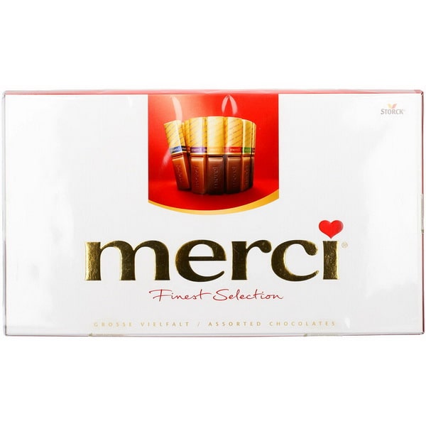 شکلات مرسی 400 گرمی 7 طعم - merci 400 gr