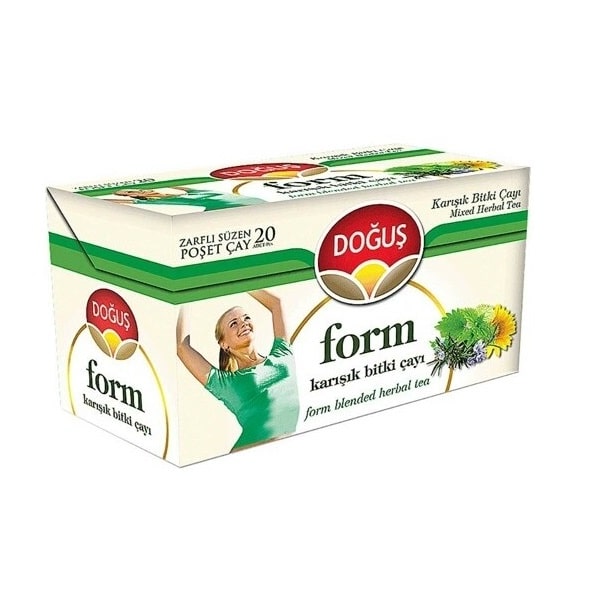 دمنوش لاغری دوغوش ترکیه مدل چند گیاه بسته 20 عددی