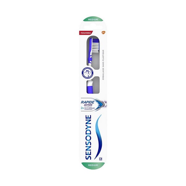 مسواک سنسوداین Sensodyne مدل Rapide Action با برس متوسط